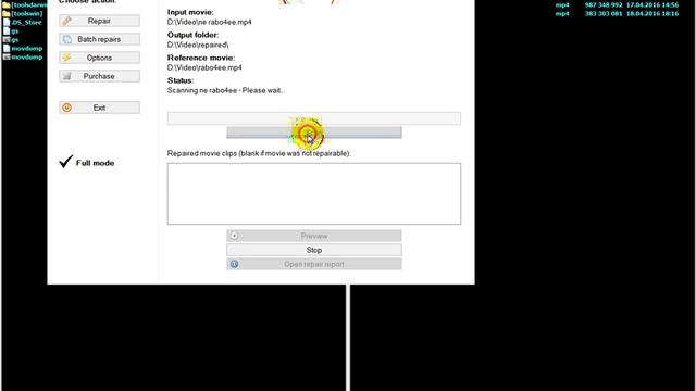 Восстановление видео mp4 mov. Битый видеоролик не открывается 2016 Video Repair Utility смотреть онлайн