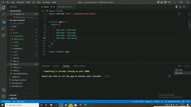 React Js tutorials part-3 | Components and Props in react смотреть онлайн