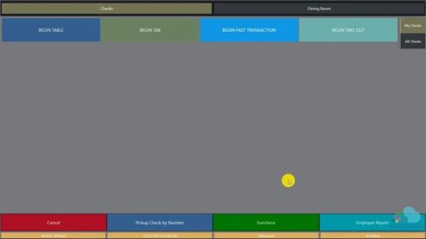 Page Design Visibility and Default - Oracle Micros Simphony POS Training and Support