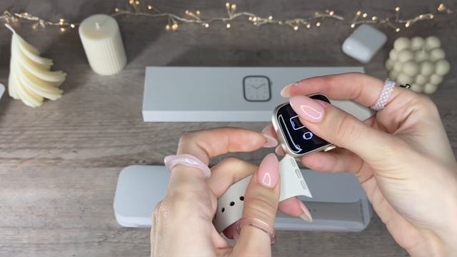 ✨Apple Watch 7 41mm / starlight aliminium ✨[Unboxing Aesthetic] ? смотреть онлайн