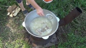 МЯСО ПО КАЗАХСКИ В КАЗАНЕ НА КОСТРЕ. ВКУСНЫЙ РЕЦЕПТ ПО ДОМАШНЕМУ  (как приготовить) ENG SUB