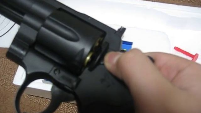 crown model - colt python 357. spring revolver airsoft смотреть онлайн