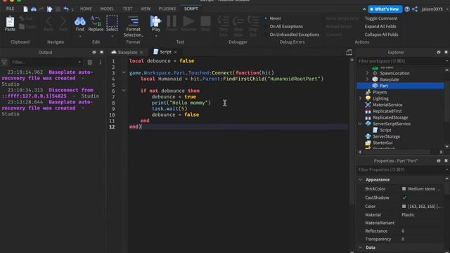 Beginner Guide to Roblox debounce! смотреть онлайн