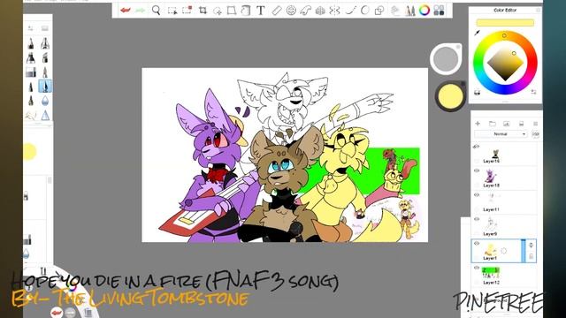 Five Nights at Freddy's Speed Paint смотреть онлайн