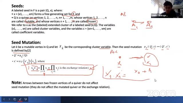 Emre Taşköprü | An intuitive approach to Cluster Algebra смотреть онлайн