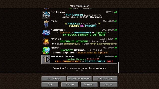Minecraft TNT Games Server IP Address смотреть онлайн