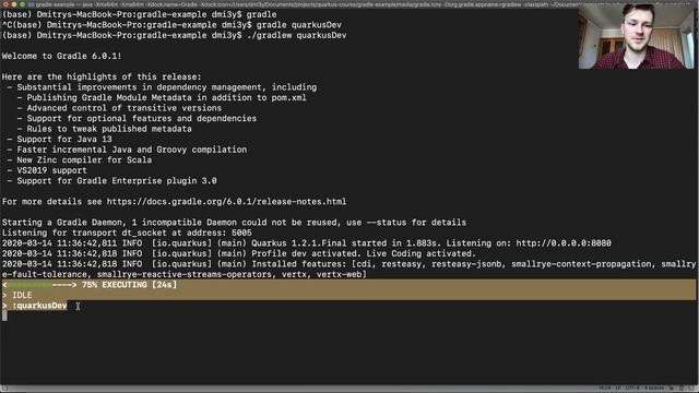 Quarkus Backend development with Java and GraalVM - Building and inspecting project with Gradle смотреть онлайн