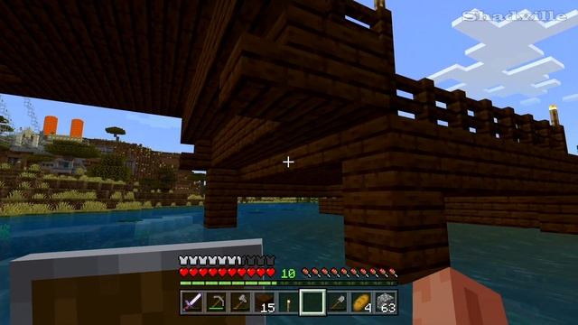 На лодке по болоту ☀ Minecraft Прохождение #63 смотреть онлайн