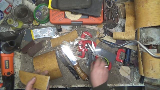 ножны из бересты своими руками смотреть онлайн