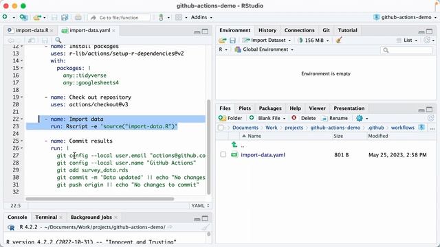 How to Use GitHub Actions with R to Run Code Automatically смотреть онлайн