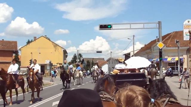 KU "Sretna potkova" - povorka konja, jahača, zaprega i kočija смотреть онлайн