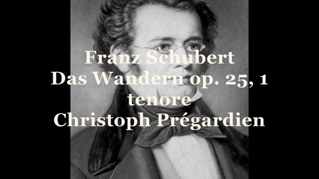 Schubert Franz, Das Wandern op 25,1 (tenore Christoph Prégardien) смотреть онлайн