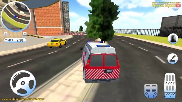Ambulance Driver Job Simulator #2 - New First Van Truck (2020) - Best Android Gameplay смотреть онлайн
