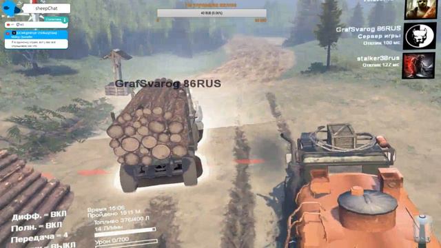 Перевал Грязевые ванны Spintires +18 смотреть онлайн