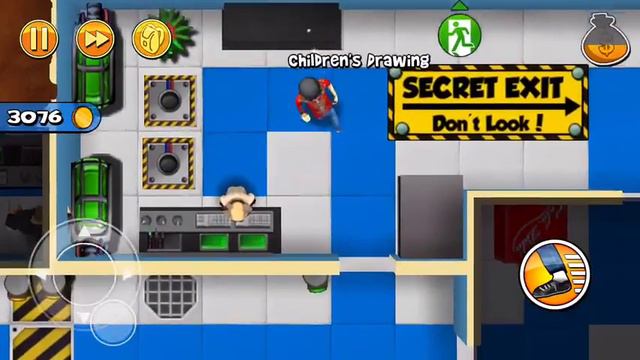 Robbery Bob Walkthrough - Chapter 3 - Level 10 - Secret Exit смотреть онлайн