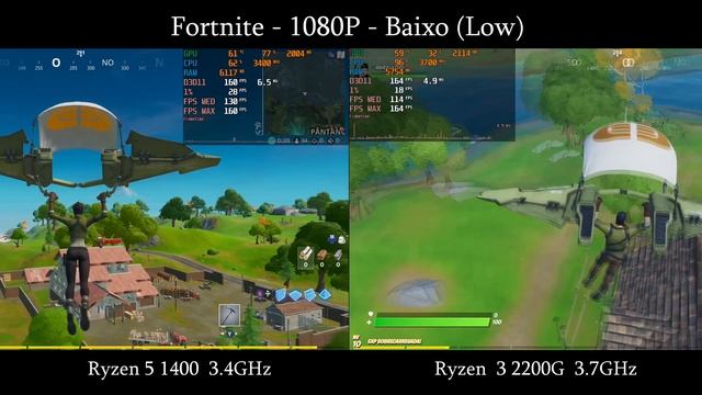 Ryzen 5 1400 VS Ryzen 3 2200G em Jogos - RX570 4GB / 8GB DDR4 смотреть онлайн