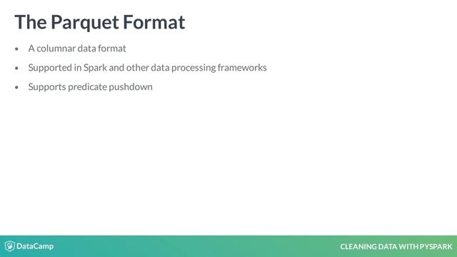 PySpark Tutorial : Understanding Parquet смотреть онлайн