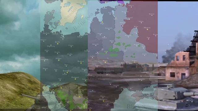 WW2 в WotBlitz, карта, Т-34-85 и Tiger | смотреть онлайн