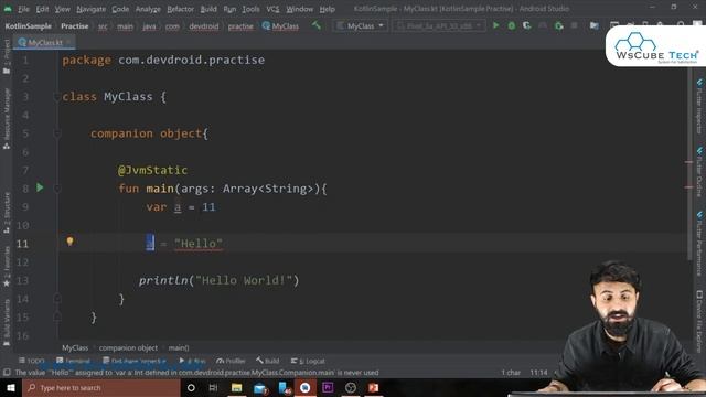 Kotlin Data Types: var Vs val - Kotlin | Kotlin Android Tutorial смотреть онлайн