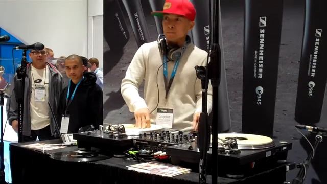 Qbert @ NAMM #2 @ Sennheiser stage смотреть онлайн