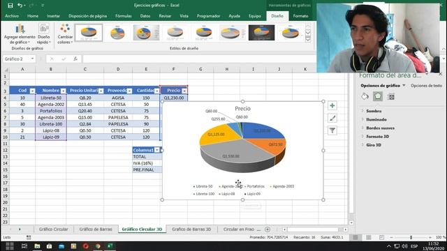 Trabajando con Gráficos en Microsoft Excel | Office 2013 | 2016 | 2019 смотреть онлайн