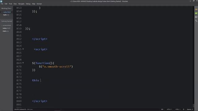 Smooth Scroll with JQuery Easing Effect in Latest web design 2021 смотреть онлайн