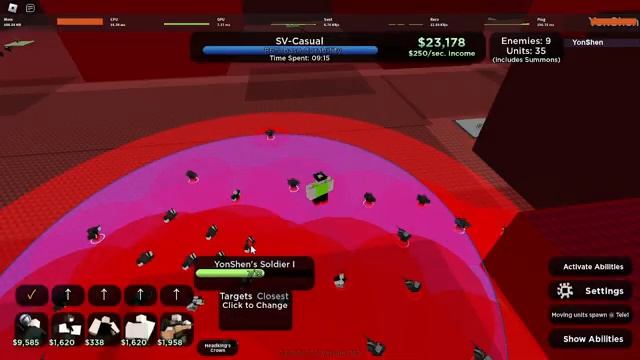 Roblox - Solo Casual Painlands | World Tower Defense смотреть онлайн