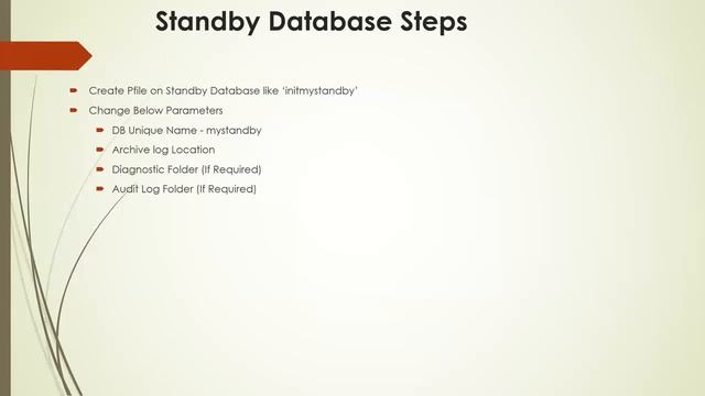 Oracle Physical Standby Database Creation смотреть онлайн