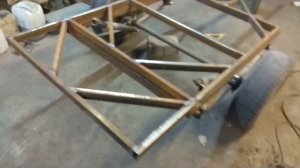 Прицеп самосвал для мотоблока Нева МБ2 своими руками.