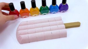 ДЛЯ МАЛЫШЕЙ ! Обучающее видео о том, как сделать из кинетического песка радужную резку