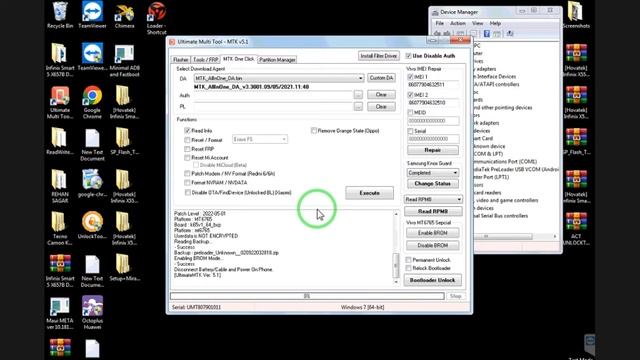 Vivo MT6765 New Security Patch Enter Brom & Repair IMEI With UMT Dongle | New Method 2022 | Vivo Y1 смотреть онлайн