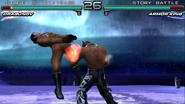 Tekken: Dark Resurrection (PSP) walkthrough - Dragunov смотреть онлайн