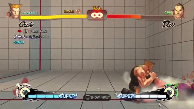 Super Street Fighter IV - Guile Trial #15 смотреть онлайн