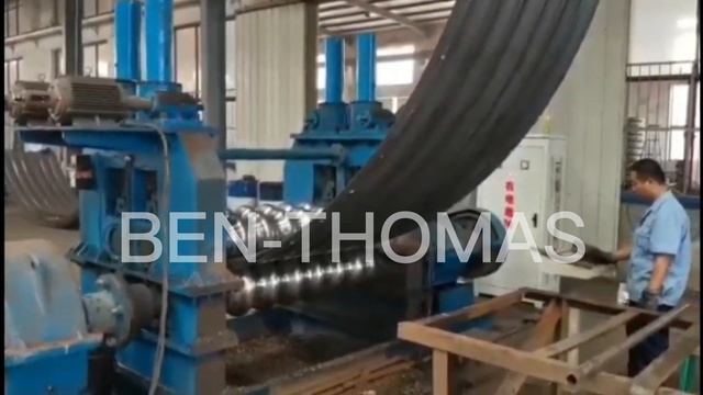 (Helical lockseam corrugated metal pipe production line)
CSP corrugated spiral metal pipe machine смотреть онлайн