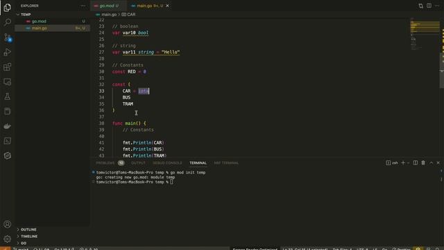 Go Programming Tutorial - Variables (Part 2) മലയാളത്തിൽ പഠിക്കാം смотреть онлайн