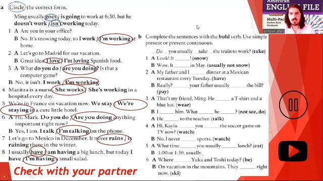 American English File 2nd Edition Starter Part 8B смотреть онлайн