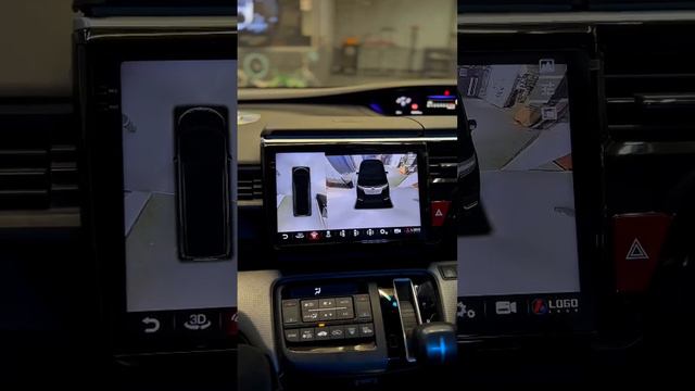 Магнитола Андроид Parafar u2k360 со встроенным круговым обзором, установленная на Honda Stepwgn смотреть онлайн