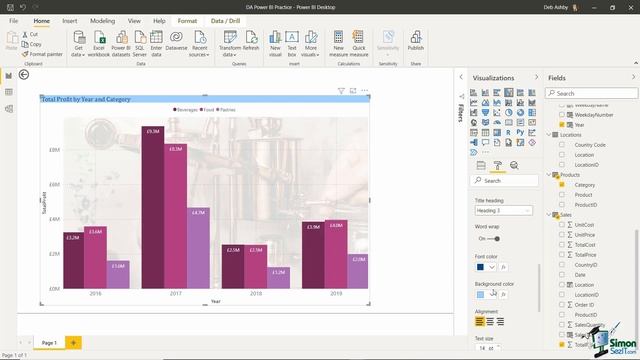 Visualizations in Power BI - Full Tutorial смотреть онлайн