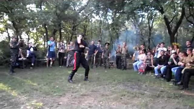 Работа с нагайками и шашками 12. Фланкировка. Крутка. смотреть онлайн