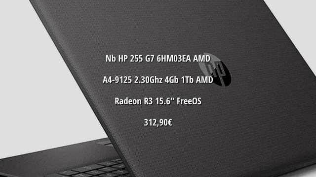 Infoconseg - Nb HP 255 G7 6HM03EA AMD A4-9125 2.30Ghz 4Gb 1Tb AMD Radeon R3 15.6" FreeOS смотреть онлайн