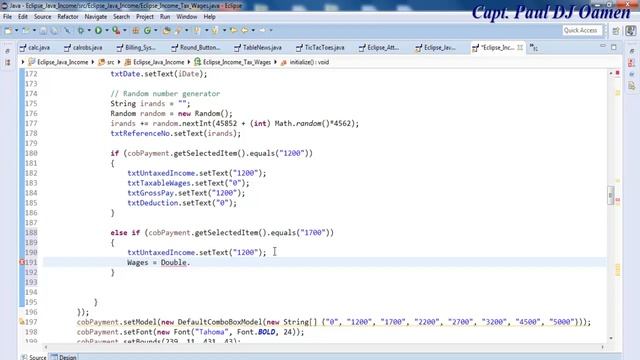 How to Calculate Income Tax and Wages in Java Eclipse - Part 2 of 2 смотреть онлайн