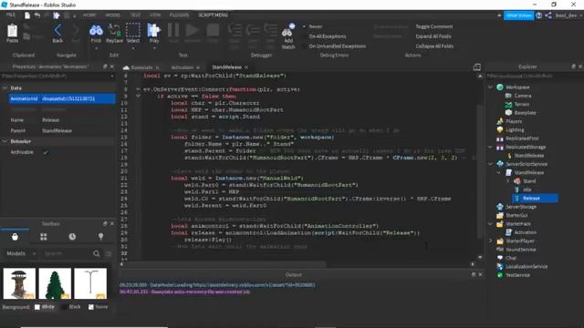 How to make a stand in Roblox Studio (Welding and Animating) смотреть онлайн