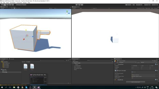 Let's Make: Top-Down Shooter in Unity | Episode 2: Shooting & Weapons! смотреть онлайн