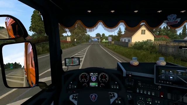 Scania Open Pipes ETS2 Mod Malaysia - AIW Logistics - Night Driving смотреть онлайн