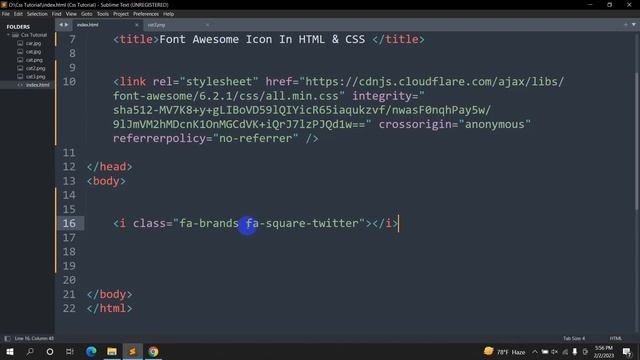 How to add Icons in HTML Website | Font Awesome Icons | HTML CSS смотреть онлайн