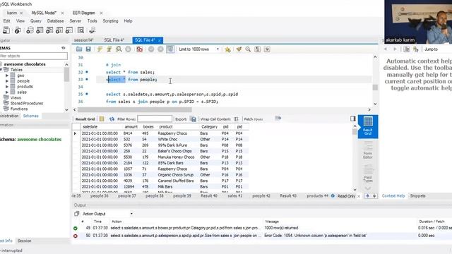 Tutorial16:Basic Queries 4 with MySQL Workbench & world Sample Database Darija. смотреть онлайн