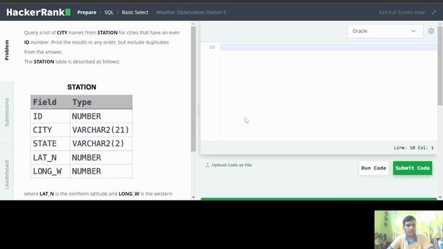 HACKERRANK PROBLEM SOLVING SESSION || ORACLE || DBMS || PRACTICE SESSION смотреть онлайн