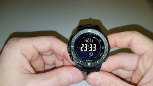 Обзор и настройка Casio Pro Trek PRG-300CM-3E. (Review and setting)