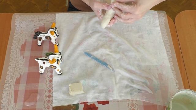 Дымковская игрушка (Бычок) смотреть онлайн