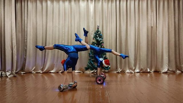 Рождественский патруль на гироскутерах